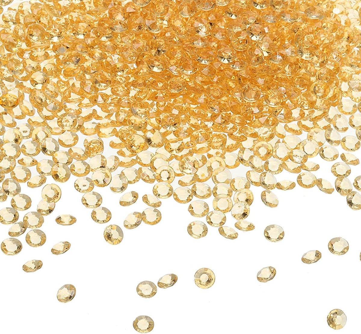 PATIKIL 4000 Pcs Wedding Table Scatter Confetti Crystals 6mm Acrylic Diamonds Vase Fillers Gems for