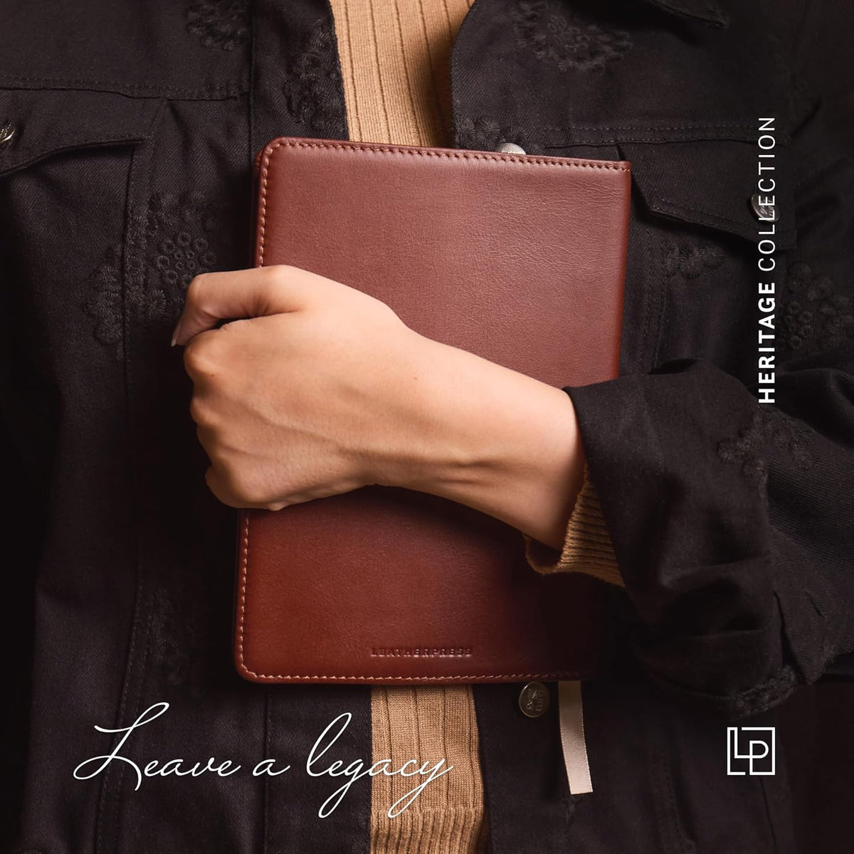 Luxury Leather Refillable Journal/Writing Notebook for Men & Women, Reusable Full-grain Leather
