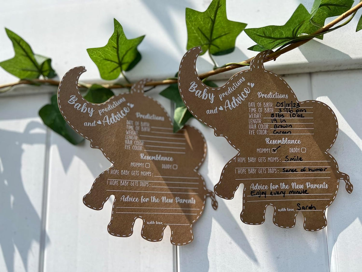 Baby Shower Games - Baby Shower Advice Cards for Parents to Be - Advice cards for Mommy to be