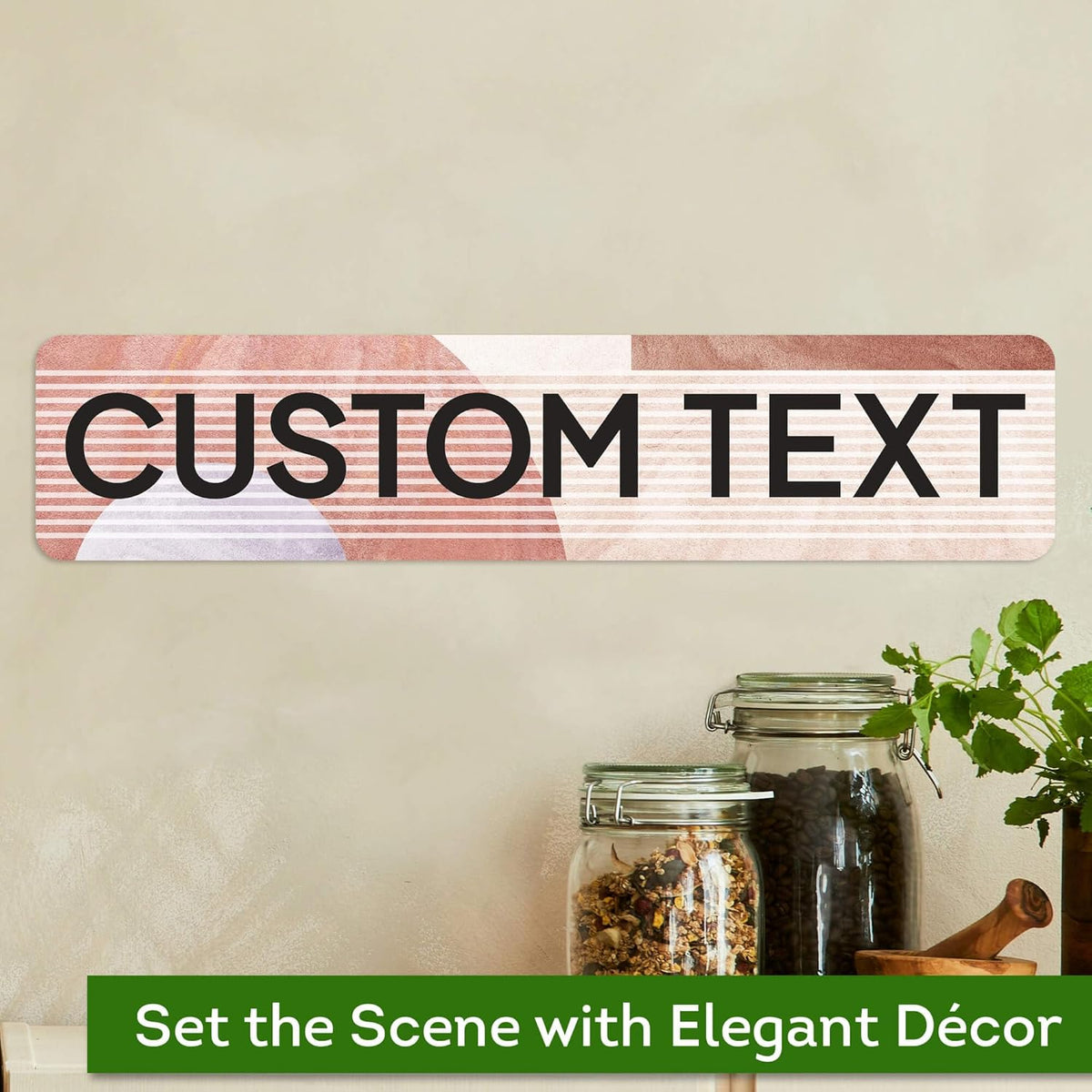 Custom Sign, Custom Street Sign, 11 Font Colors, 13 Font Styles, 4 Hole Options, 22 Sizes, 4x18