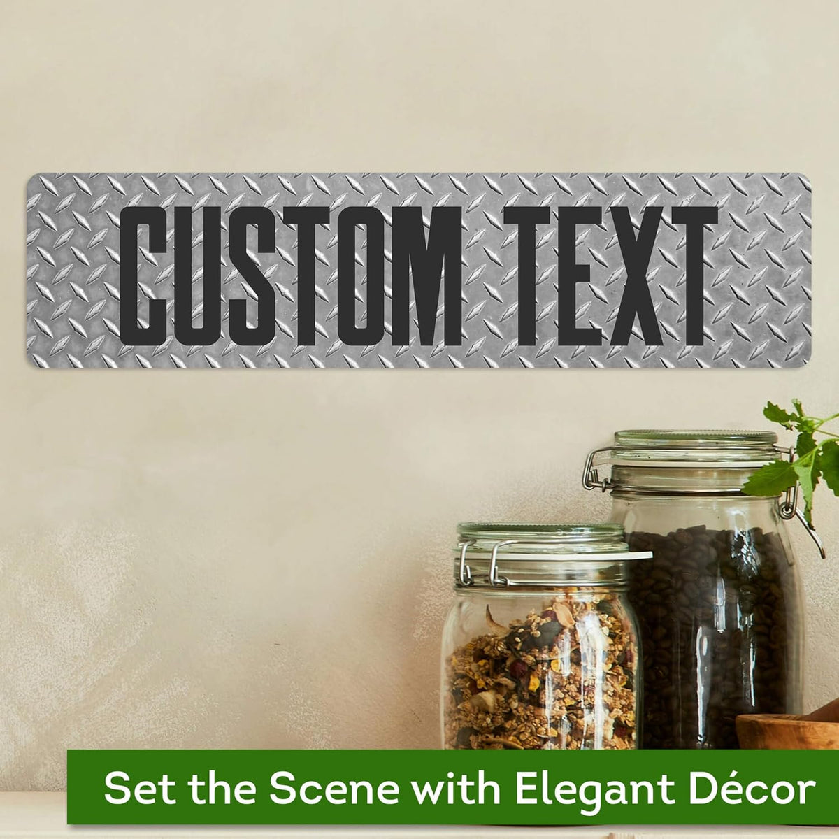 Custom Sign, Custom Street Sign, 11 Font Colors, 13 Font Styles, 4 Hole Options, 22 Sizes, 3x12