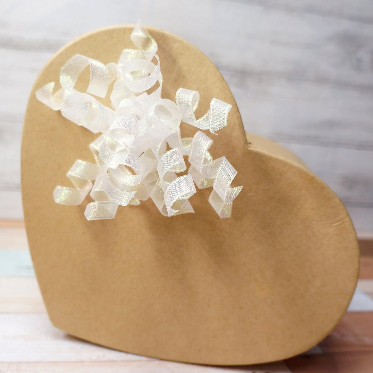 CT CRAFT LLC Iridescent Pearl Metallic Burst Curly Ribbon Bow 4" Wide x 6 Counts Gift Wrapping