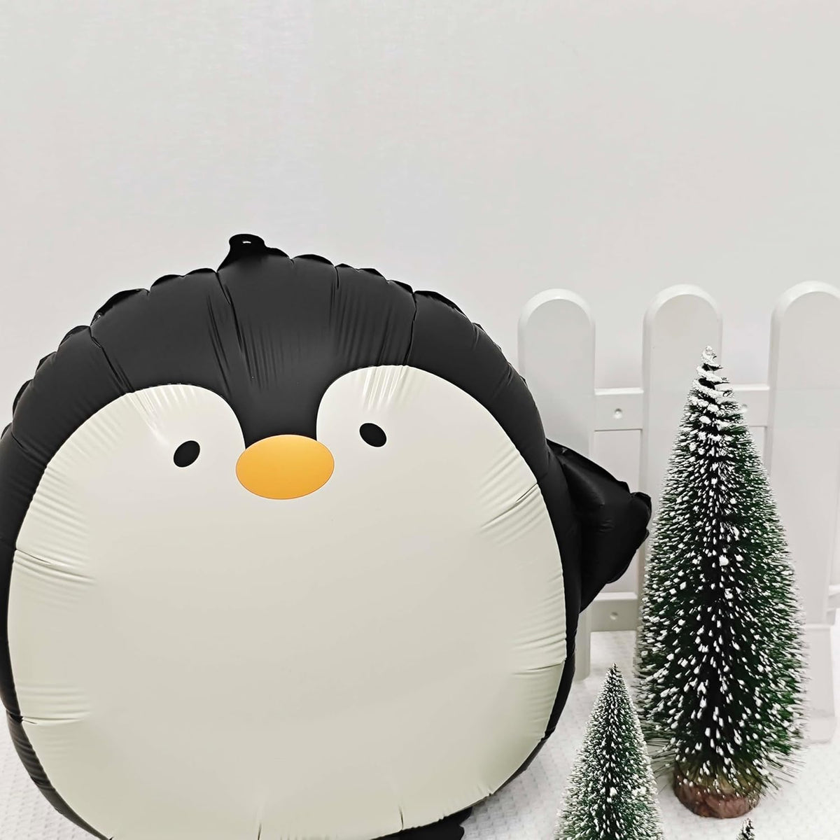 2PCS Matte Walking Animal Penguin Balloon Cute Penguin Shaped Foil Mylar Balloon For Farm Animal