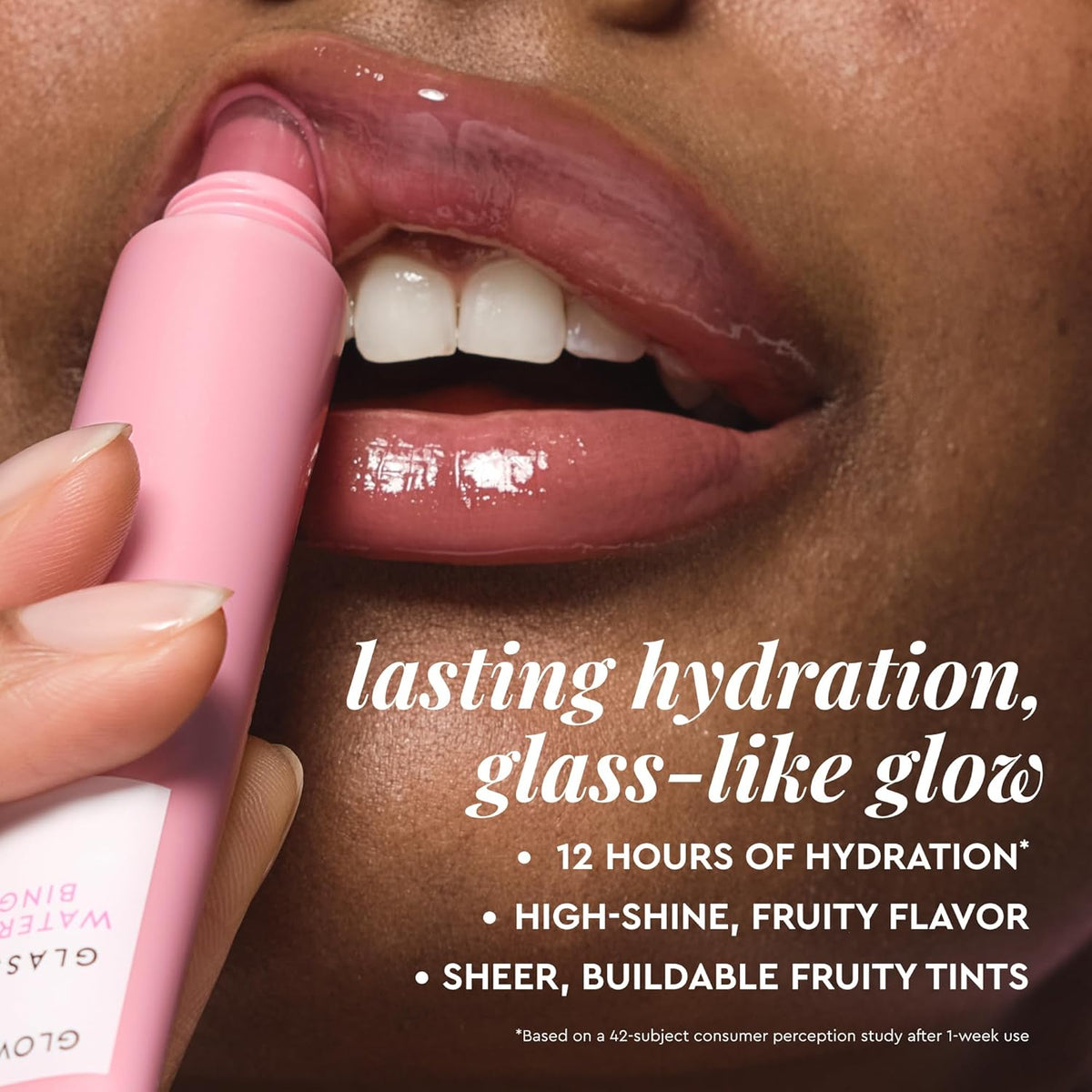 Glow Recipe Glass Balm Lip Treatment - 12Hr Hydrating Lip Balm & Moisturizer with Hyaluronic Acid