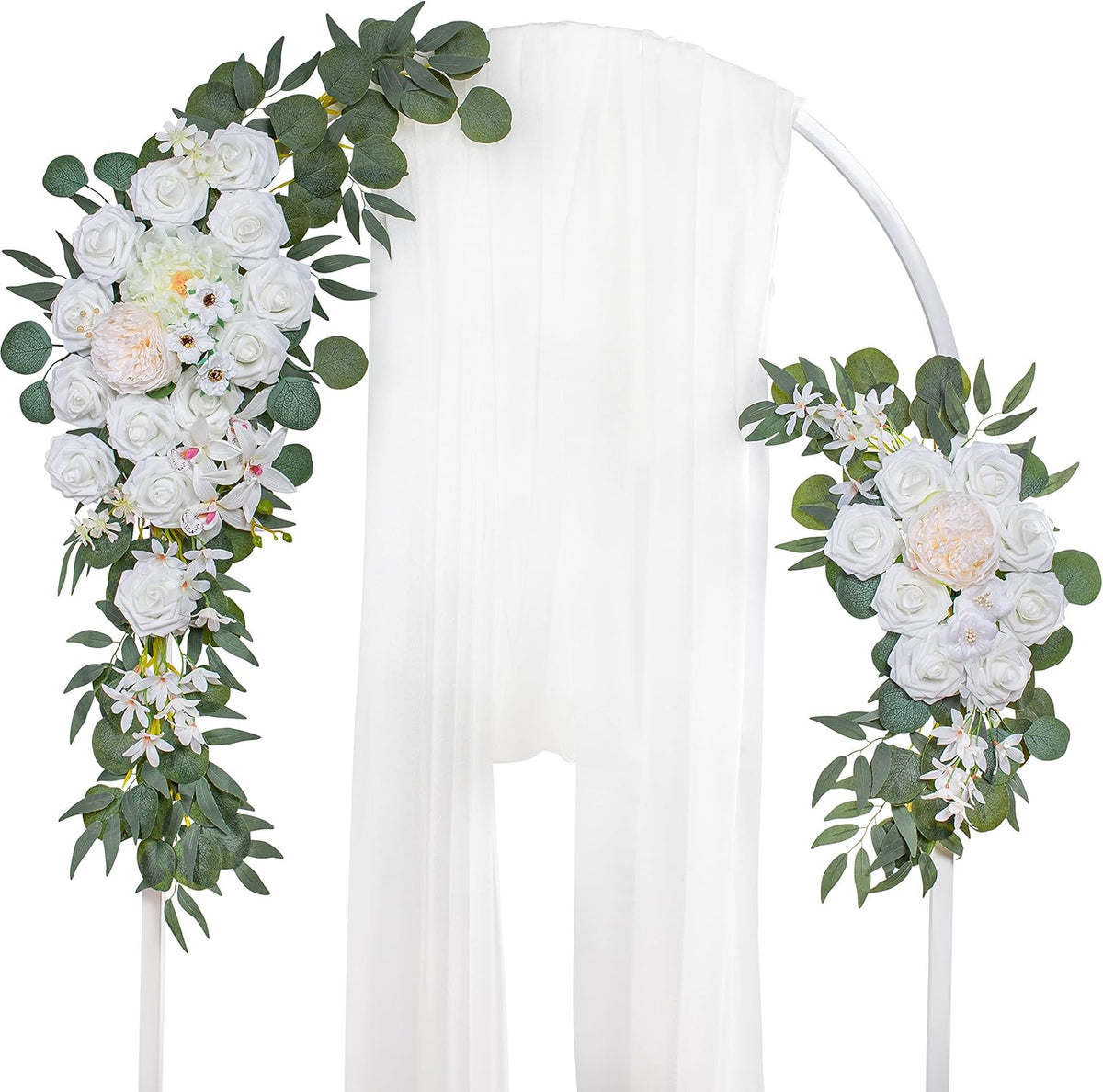Wedding Arch Flowers, Artificial Flowers for Decoration, Large Flower Swag for Boho Styles Wedding