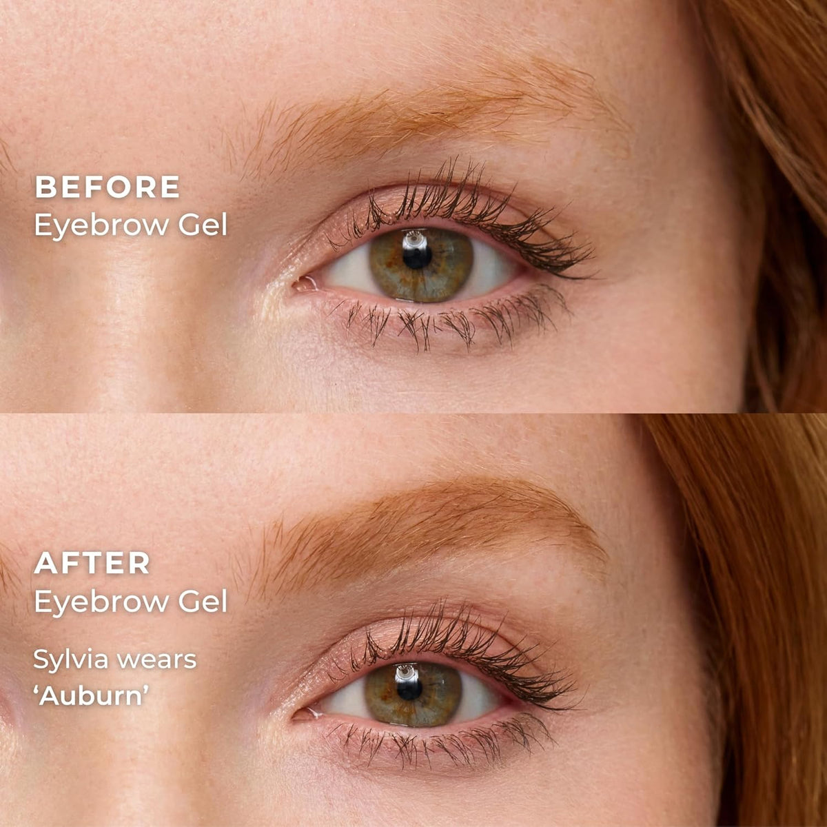 WUNDERBROW Eyebrow Gel, Waterproof, Smudgeproof, Lasts for Days, Shade: Auburn, Vegan and