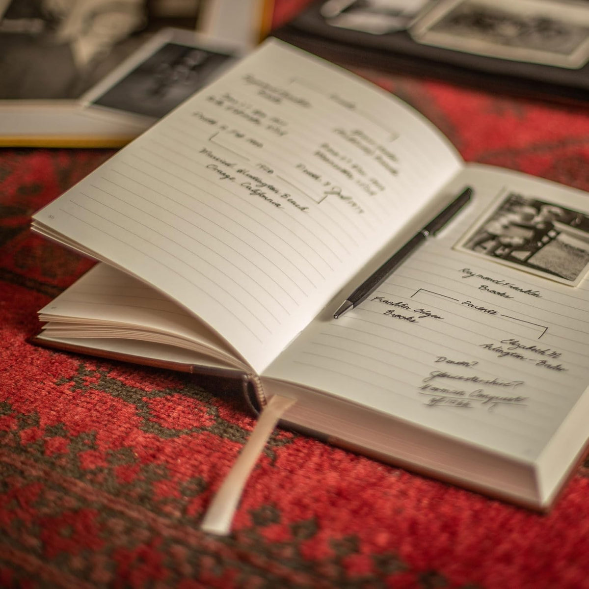 Luxury Leather Journal - Elegant Gift for Men & Women | Full-Grain Leather Notebook with Numbered