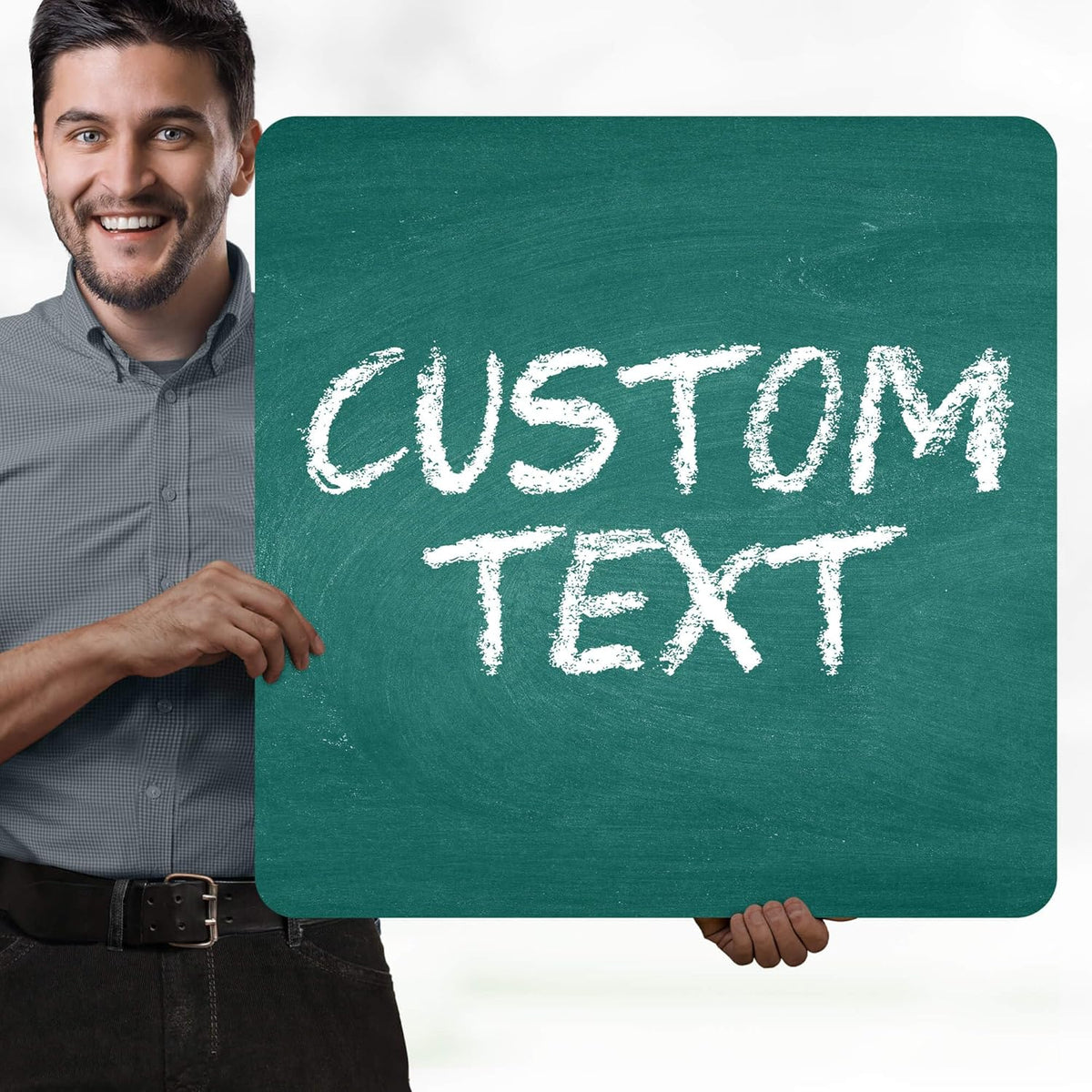 Custom Sign, Custom Street Sign, 11 Font Colors, 13 Font Styles, 4 Hole Options, 22 Sizes, 24x24