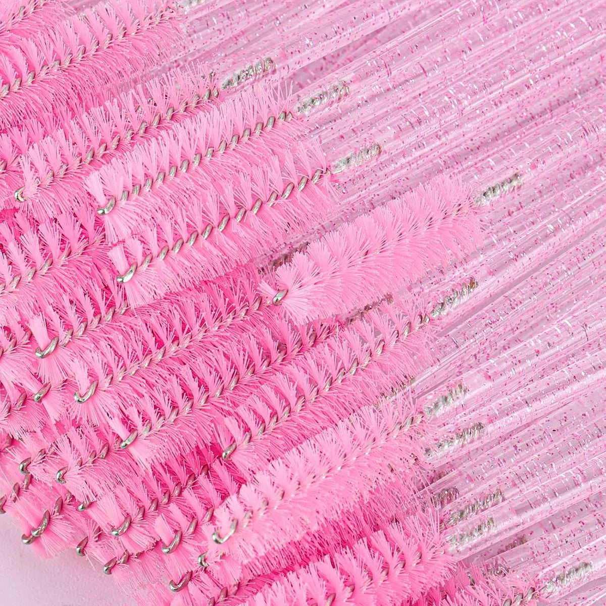 1000 Disposable Mascara Wands Eyelash Brushes Spoolies for Eyebrow Eye Lash Extension Crystal