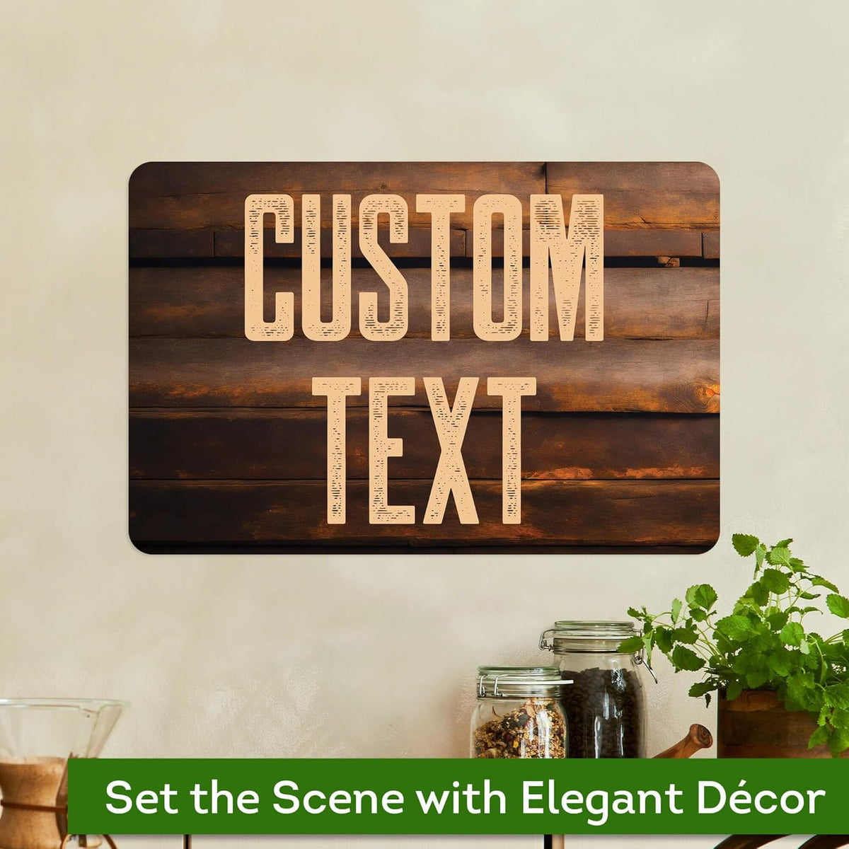 Custom Sign, Custom Street Sign, 11 Font Colors, 13 Font Styles, 4 Hole Options, 22 Sizes, 12x18