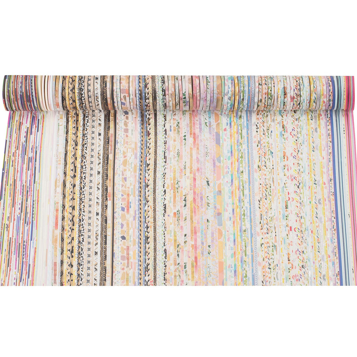 YUBX Exrta Slim Washi Tape Set Random Patterns 80 Rolls+ Bundle Printed Super Skinny Decorative