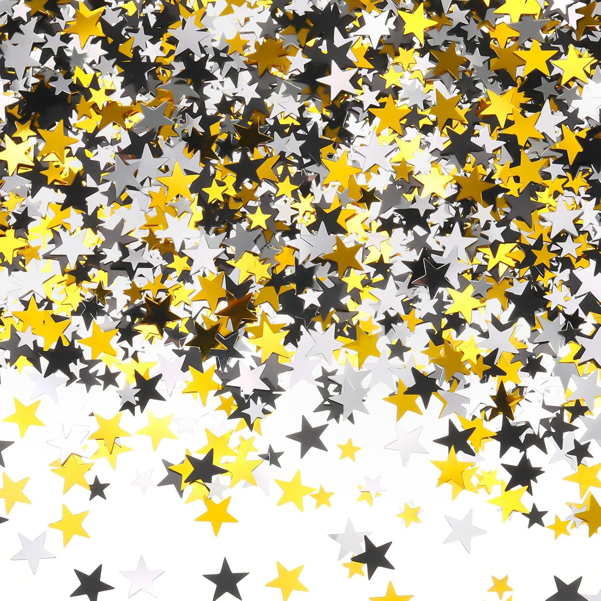 Hestya 60g Star Confetti Glitter Table Confetti Metallic Foil Stars for Party Wedding Festival