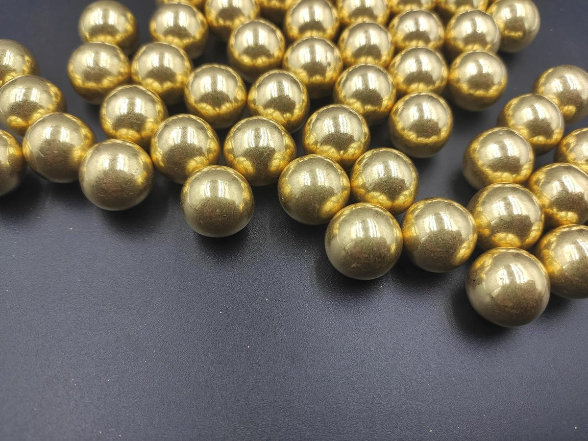 Gold Pearl Sugar Sprinkles 3.53 oz, 14mm Candy Pearls Ideal for Baking, Cake and Cupcake Toppers