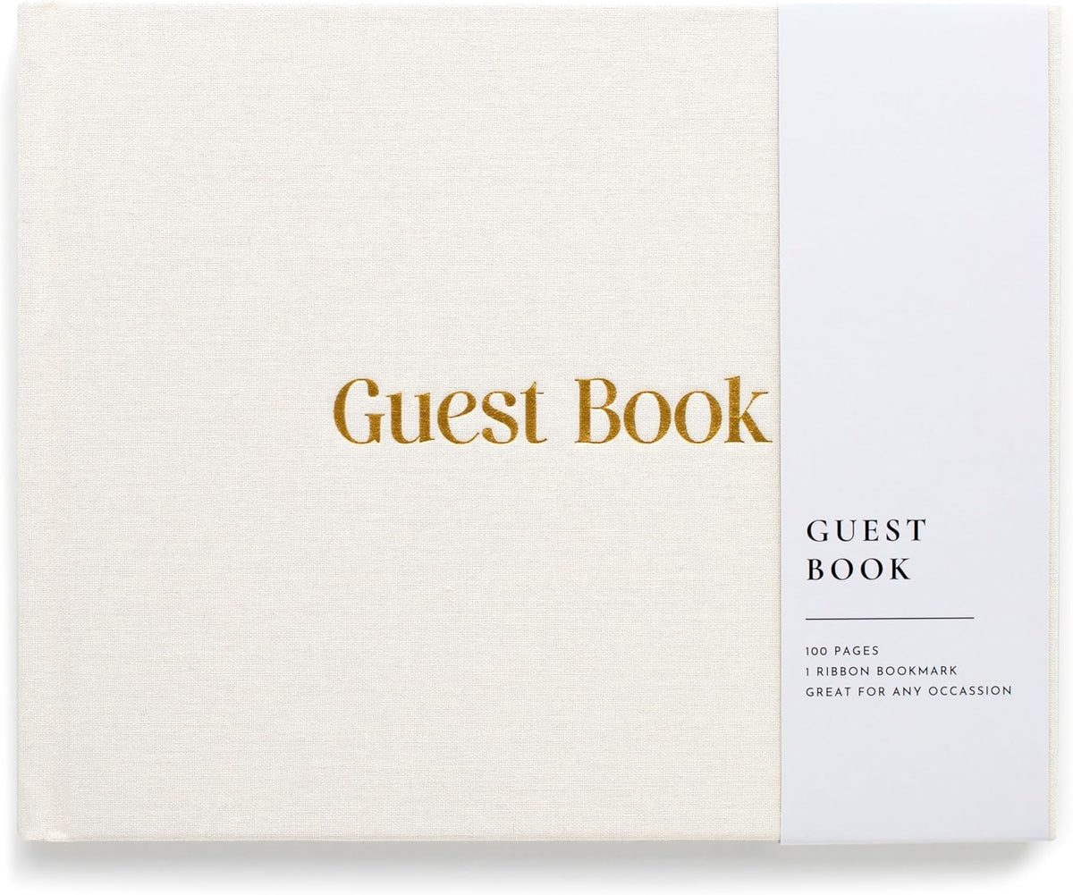 Lamare Wedding Guest Book – Elegant Guest Book for Party, Baby Shower Guest Book & Polaroid Guest
