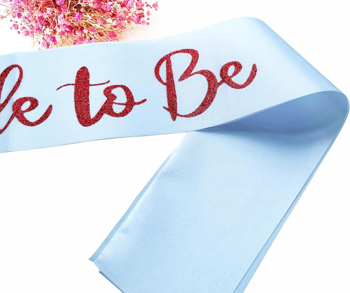 Bride to Be Sash, Bachelorette Party Sash for Bridal Shower Wedding Party Favors Accessories