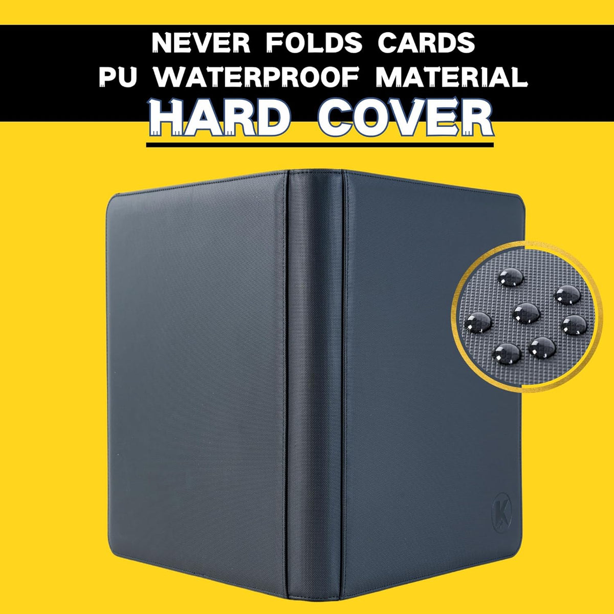 1600+ Pockets Trading Card Binder, 16-Pocket Card Ablum Compatible with MTG,Sports Cards & Other