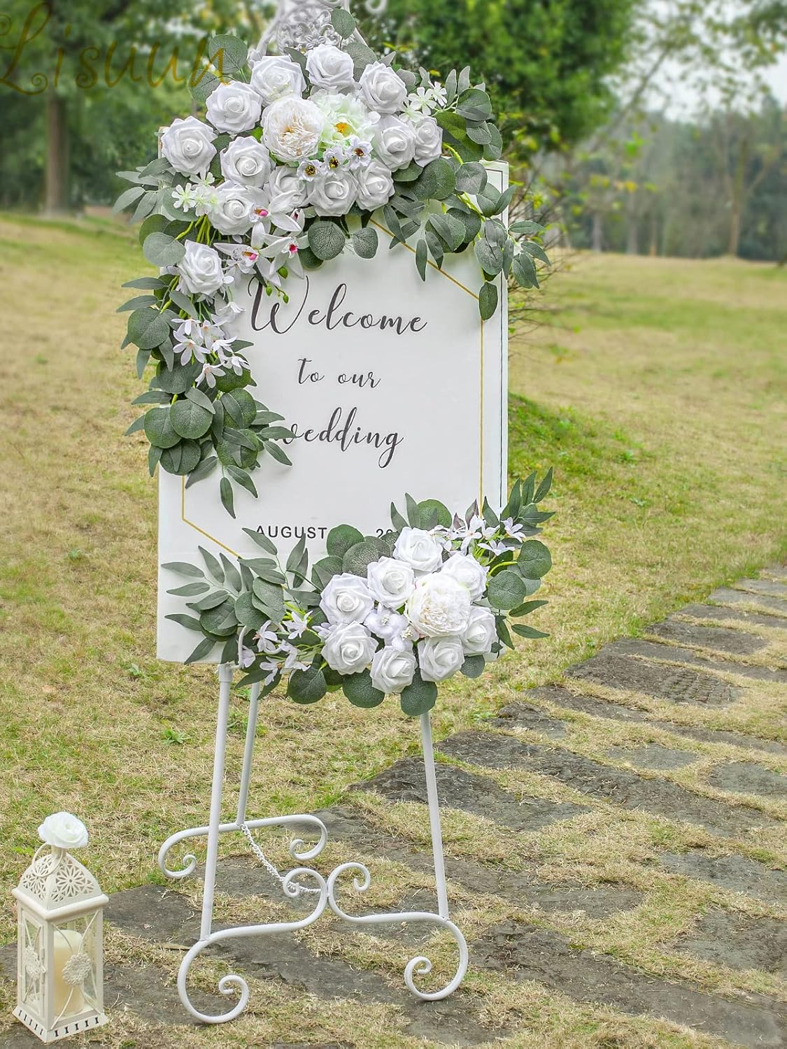 Wedding Arch Flowers, Artificial Flowers for Decoration, Large Flower Swag for Boho Styles Wedding