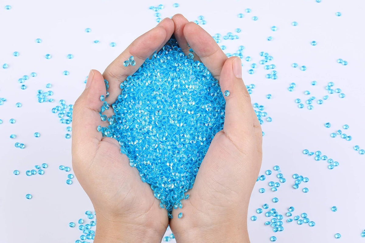 10000 pcs/Pack Wedding Table Scatter Confetti Crystals Acrylic Diamonds Vase Fillers 4.5 mm