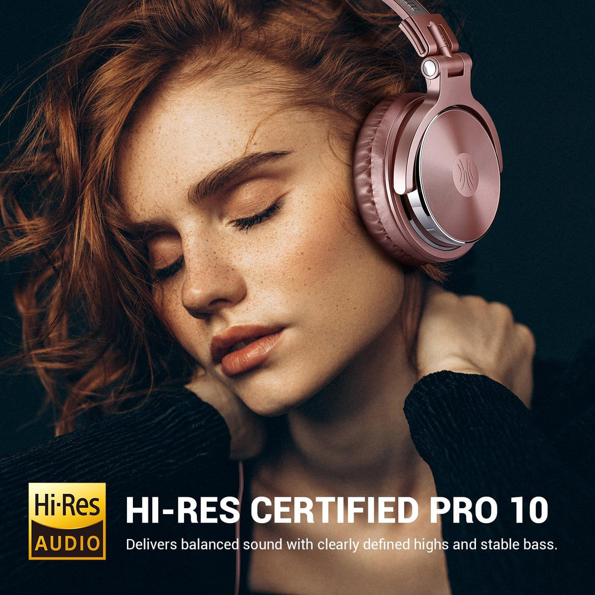 OneOdio Wired Over Ear Headphones Studio Monitor & Mixing DJ Stereo Headsets with 50mm Neodymium