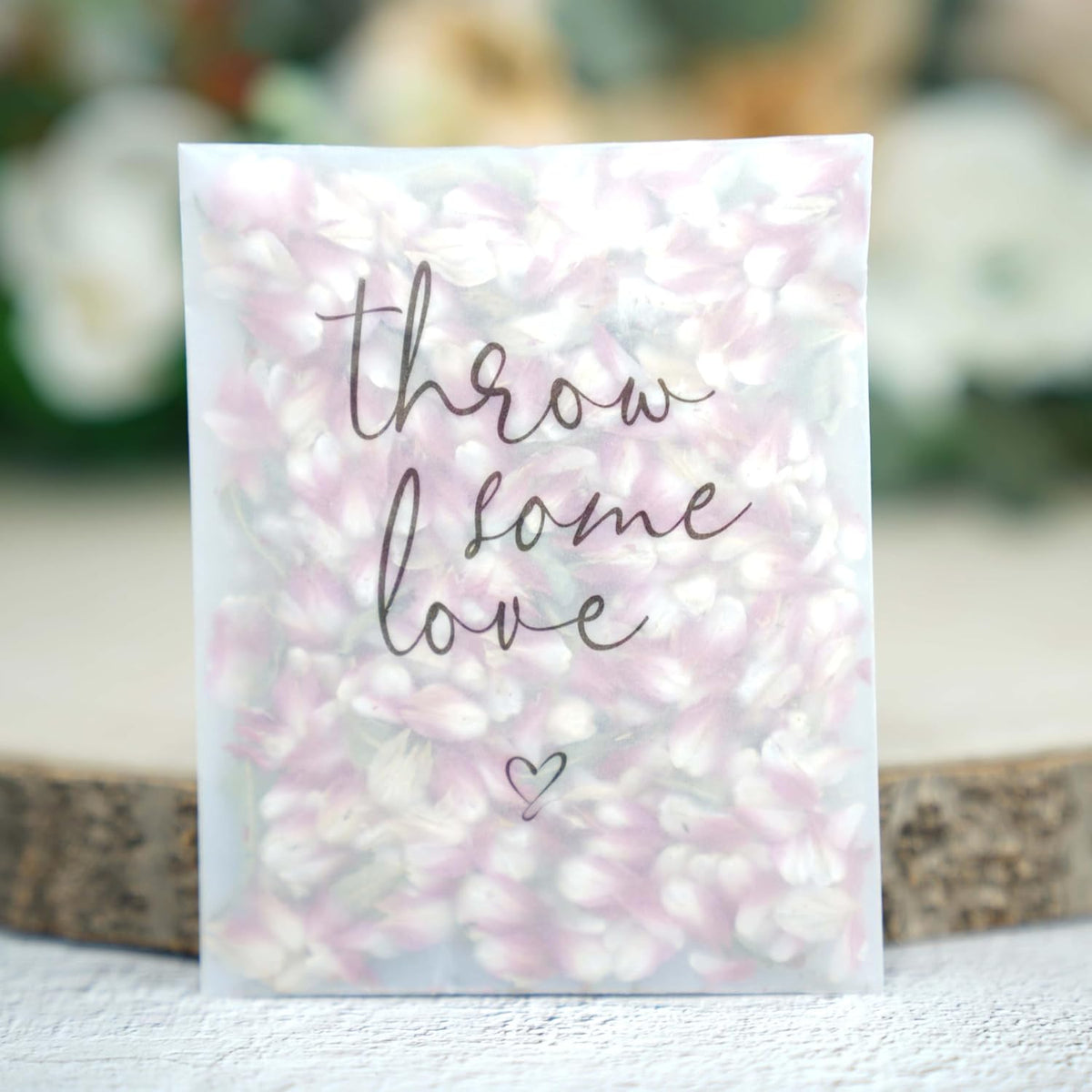 Rainbow Pana 50 Pack Prefilled Confetti Packets | Biodegradable Confetti, Dried Flower Petals |