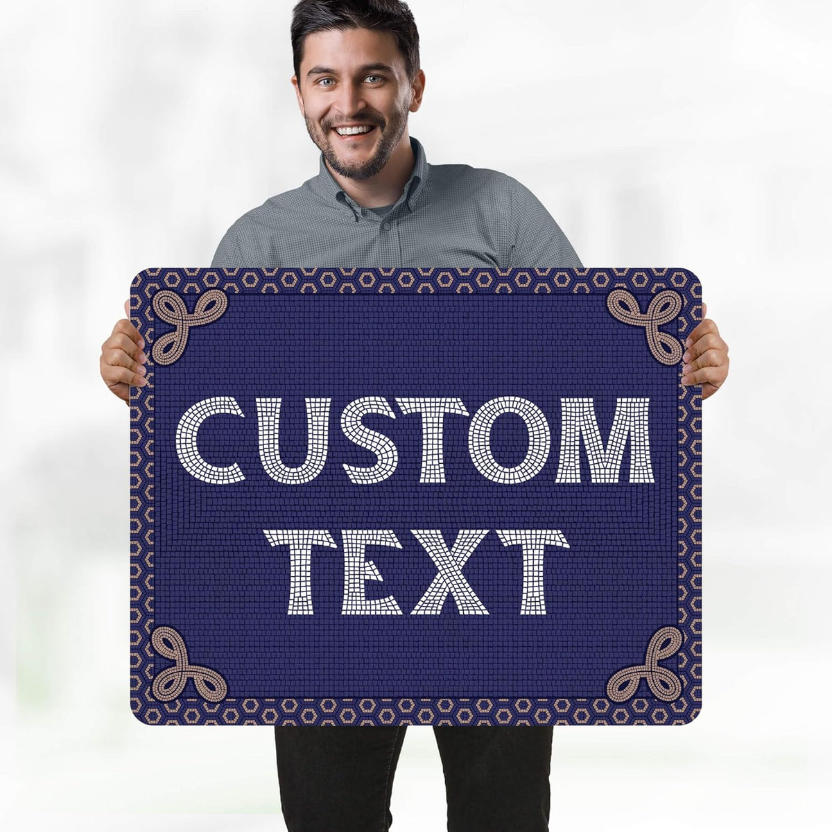 Custom Sign, Custom Street Sign, 11 Font Colors, 13 Font Styles, 4 Hole Options, 22 Sizes, 24x30