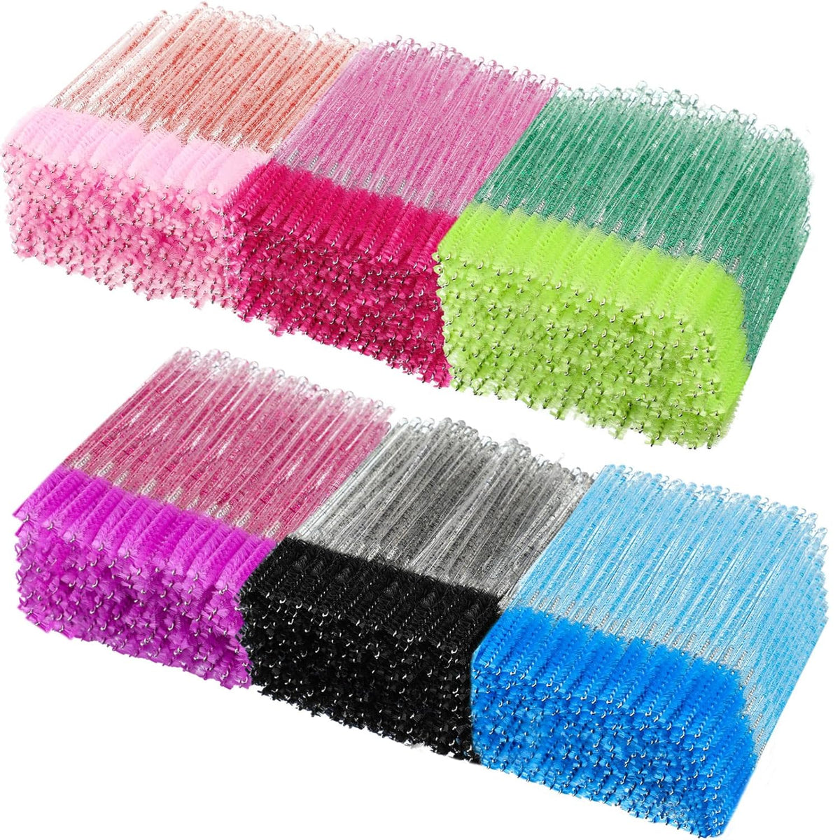 Skylety 1000 Pcs Disposable Mascara Wands Bulk Mascara Eyelash Brush Spoolies Makeup Applicator