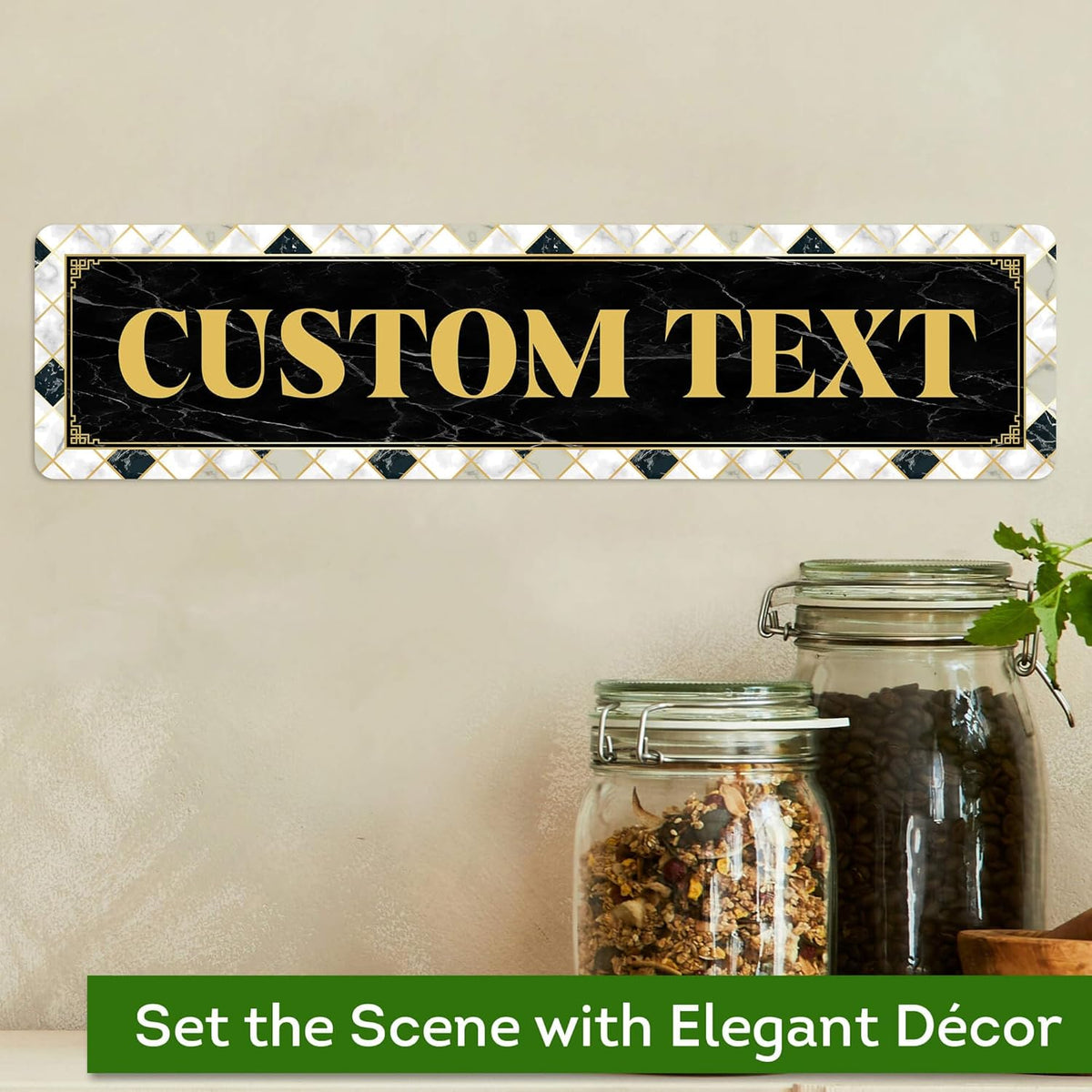 Custom Sign, Custom Street Sign, 11 Font Colors, 13 Font Styles, 4 Hole Options, 22 Sizes, 3x12