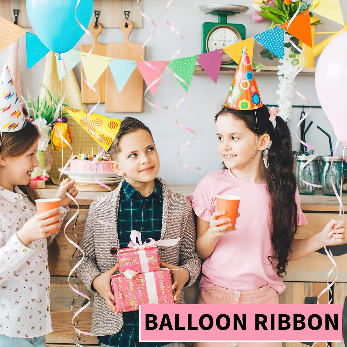 woric 600 Yard Iridescent White Curling Ribbon Balloon String Ribbon