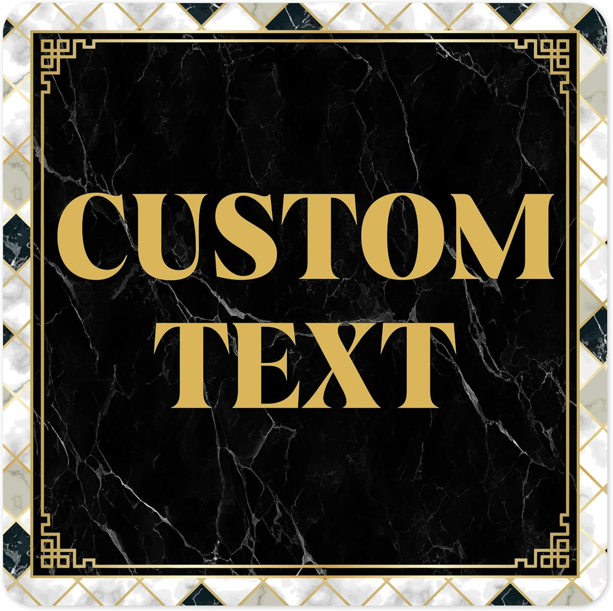 Custom Sign, Custom Street Sign, 11 Font Colors, 13 Font Styles, 4 Hole Options, 22 Sizes, 30x30