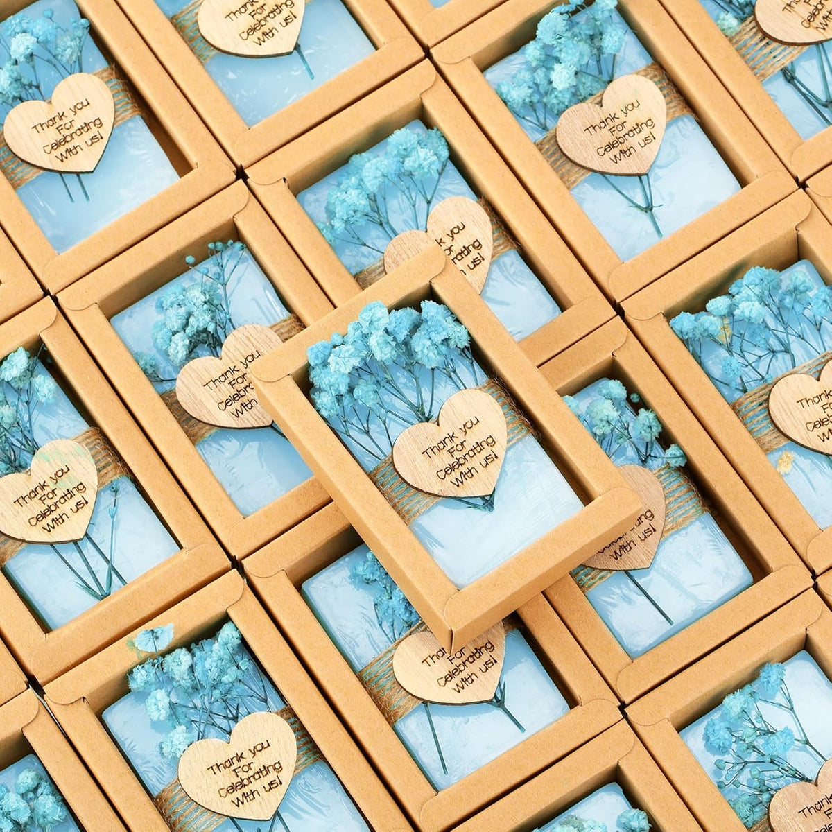 Demissle 30 Pcs Mini Scented Soap Wedding Party Favors Gifts Baby Shower Bridal Shower Handmade