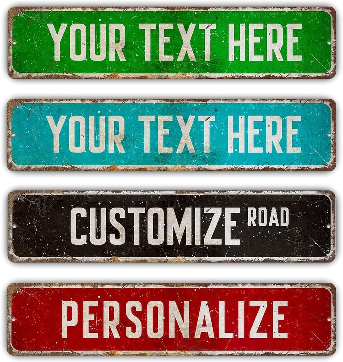 Custom Signs Outdoor Metal, Personalized Street Sign for Home Bar Wall Decor, Indoor/Outdoor Use