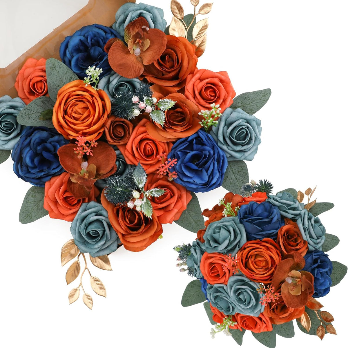 Artificial Flowers Combo for DIY Wedding Bouquets Combo Centerpieces Arrangements Party Bridal Baby