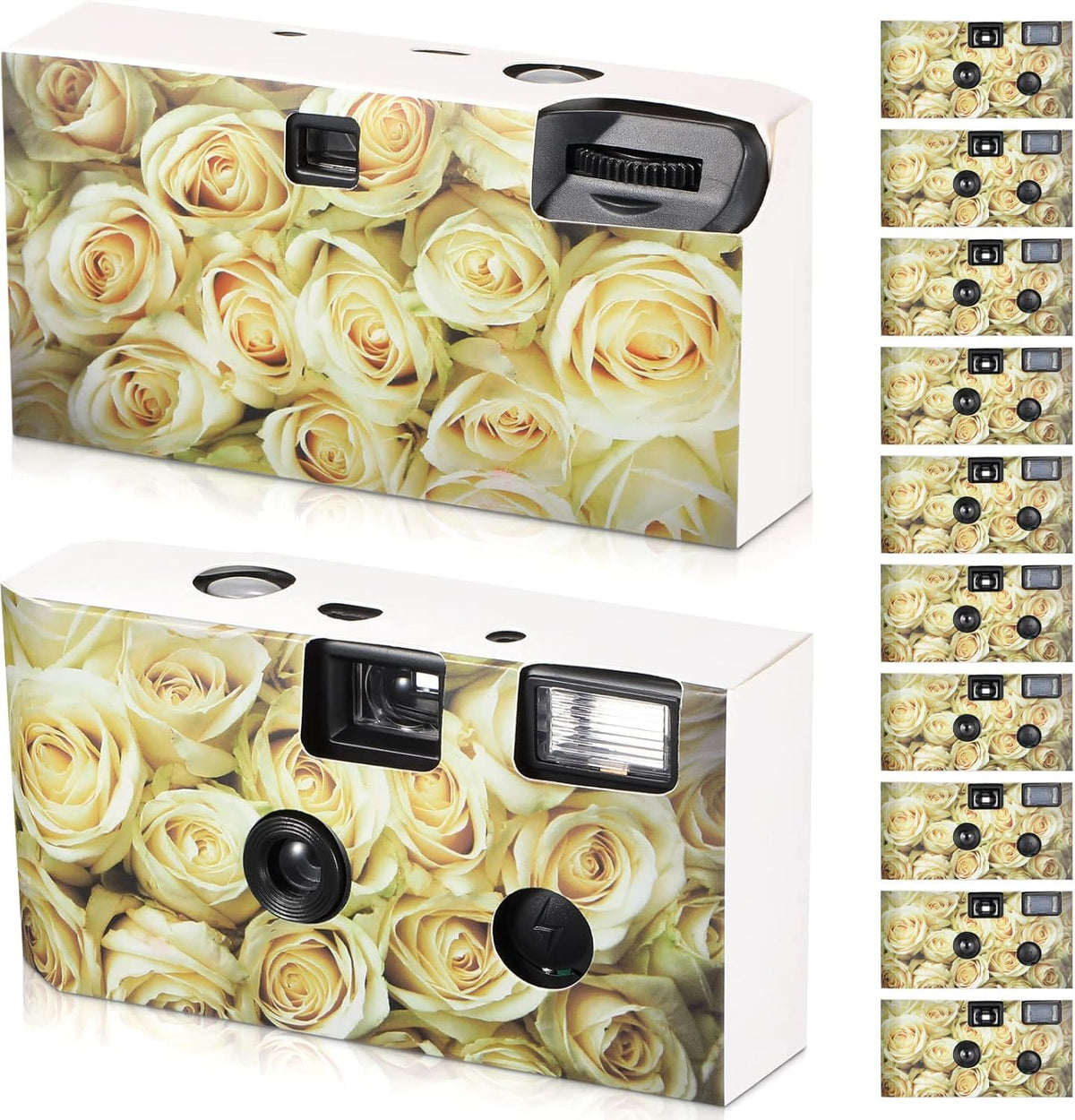 12 Pack Disposable Camera Bulk for Wedding 34 mm Single Use Film Camera with Flash for Wedding Baby
