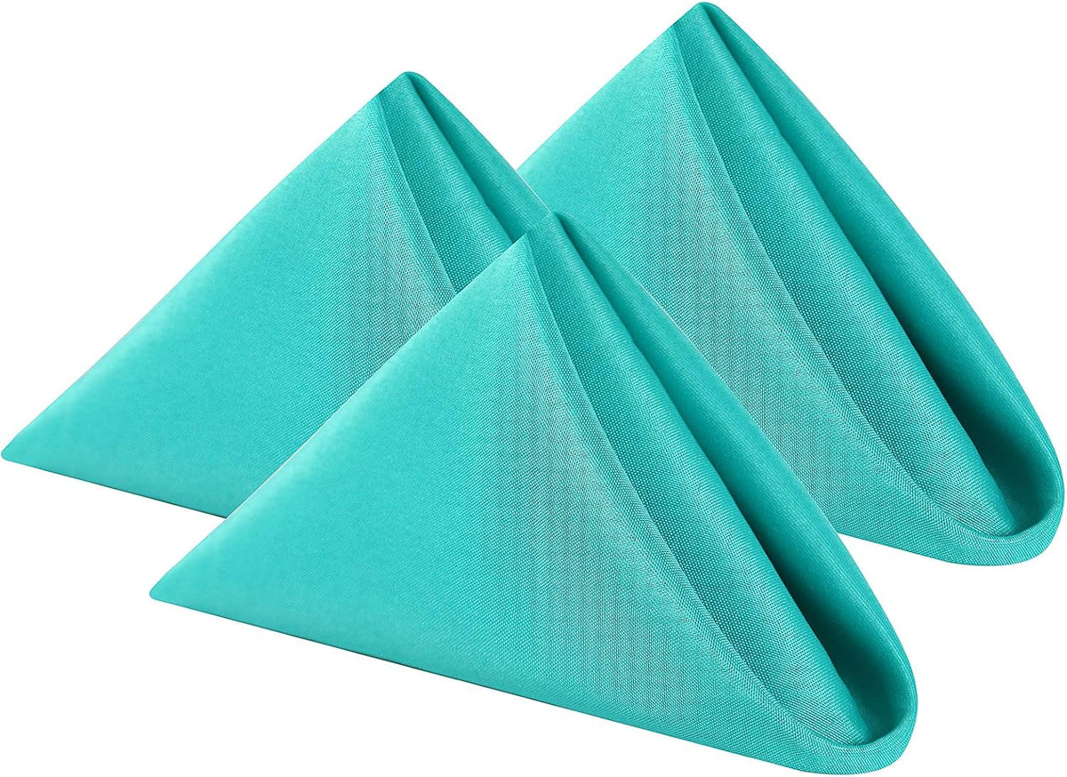 Cloth Napkins 17x17 inch Washable Polyester Dinner Napkins Soft Table Napkins for Wedding Party