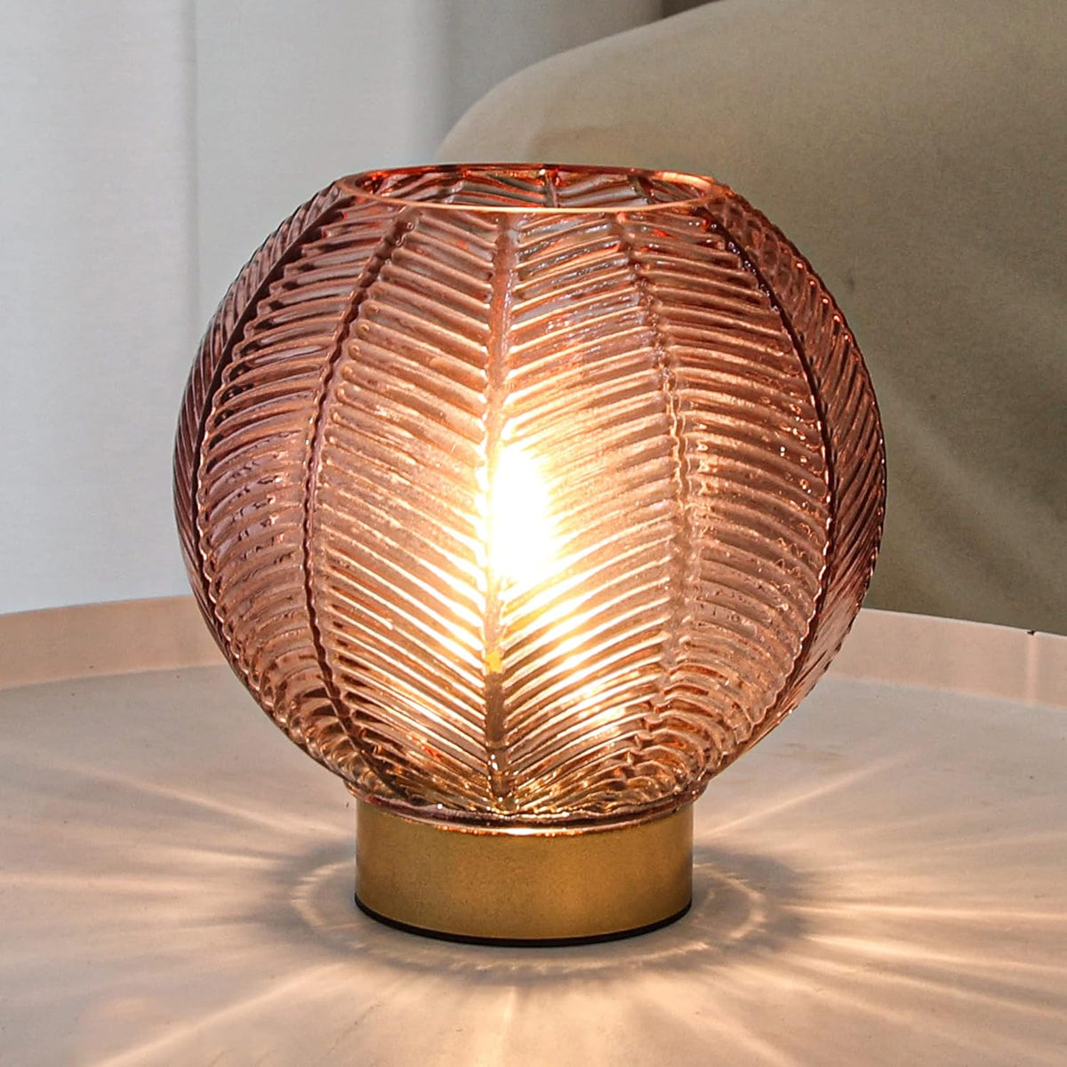 Battery Powered Lamp, Cordless Table Lamps Battery Operated Lamp for Bedside Nightstand, Small