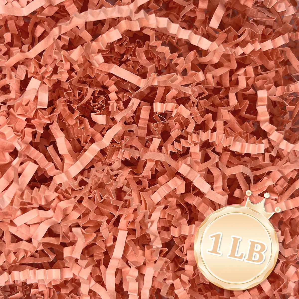 1 LB Dark Pink Crinkle Cut Paper Shred Filler Great for Gift Wrapping, Dark Pink Basket Fillers