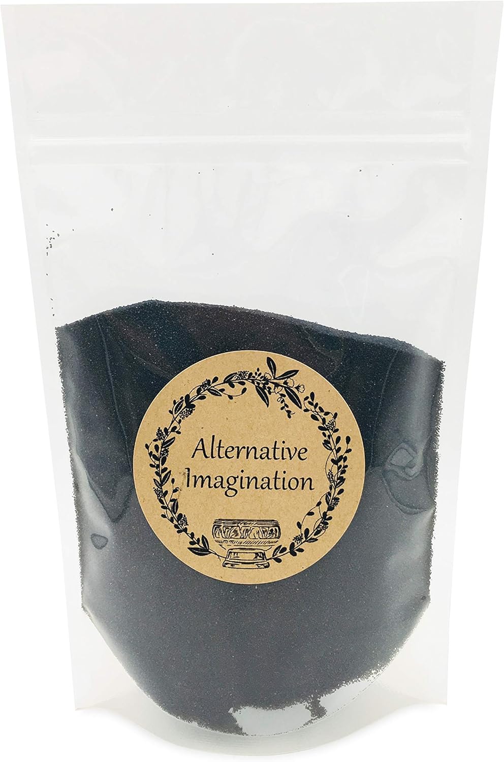 Black Sand - Fine Colored Sand for Ritual Use, Zen Gardens, Incense Burners, Smudging Bowls, Unity