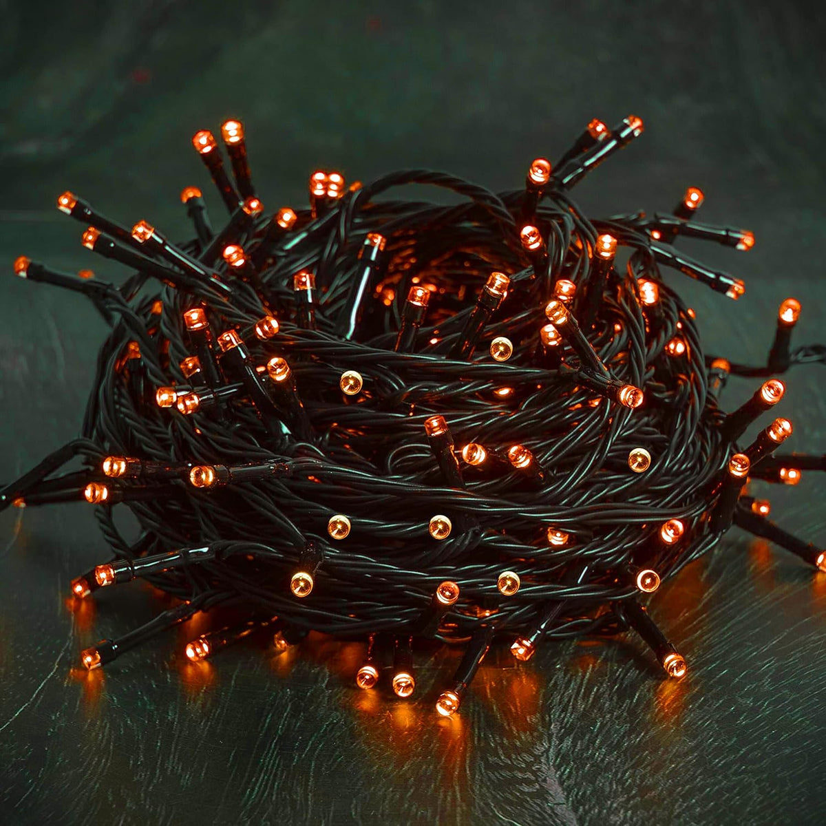 300 LED Halloween Lights, 98.5FT Halloween String Lights with 8 Lighting Modes, Waterproof &