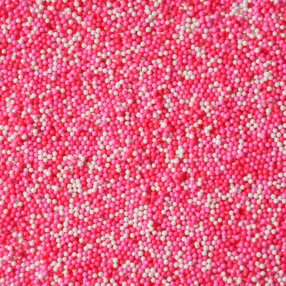 Pink Sprinkles for Cupcakes, 2 mm Pink and White Pearl Sprinkles, Nonpareils Sprinkle for Cookies