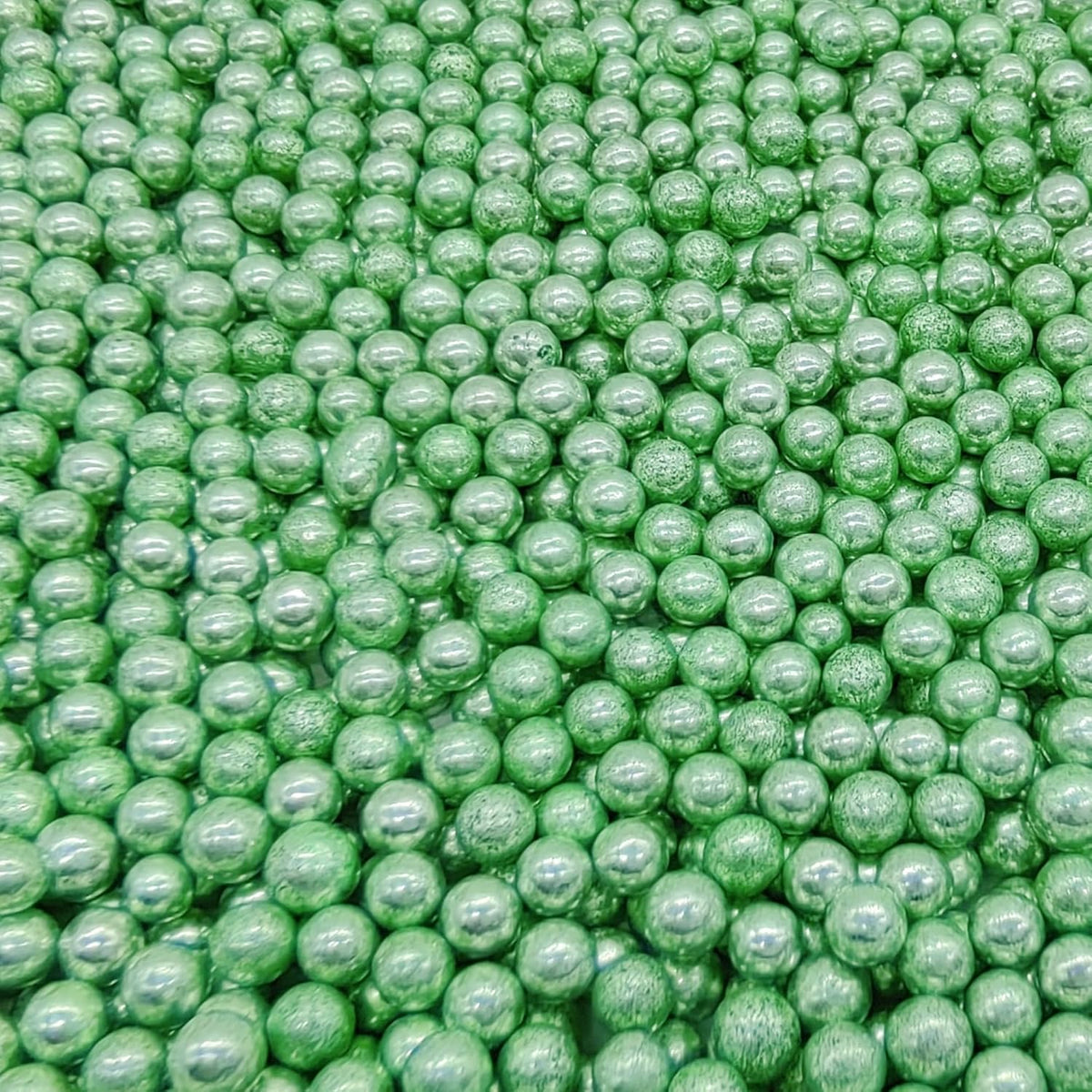 Edible Silver Green Pearl Sugar Sprinkles Candy 4mm Mini Pearls Cake Decorations Cupcake Toppers