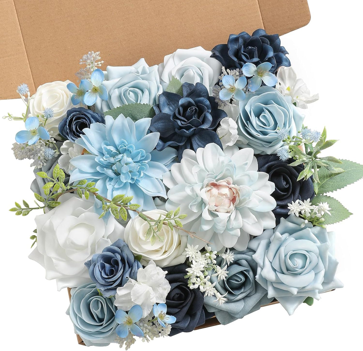 Serra Flora Artificial Flowers Combo Box Set for DIY Wedding Bouquets Centerpieces Arrangements