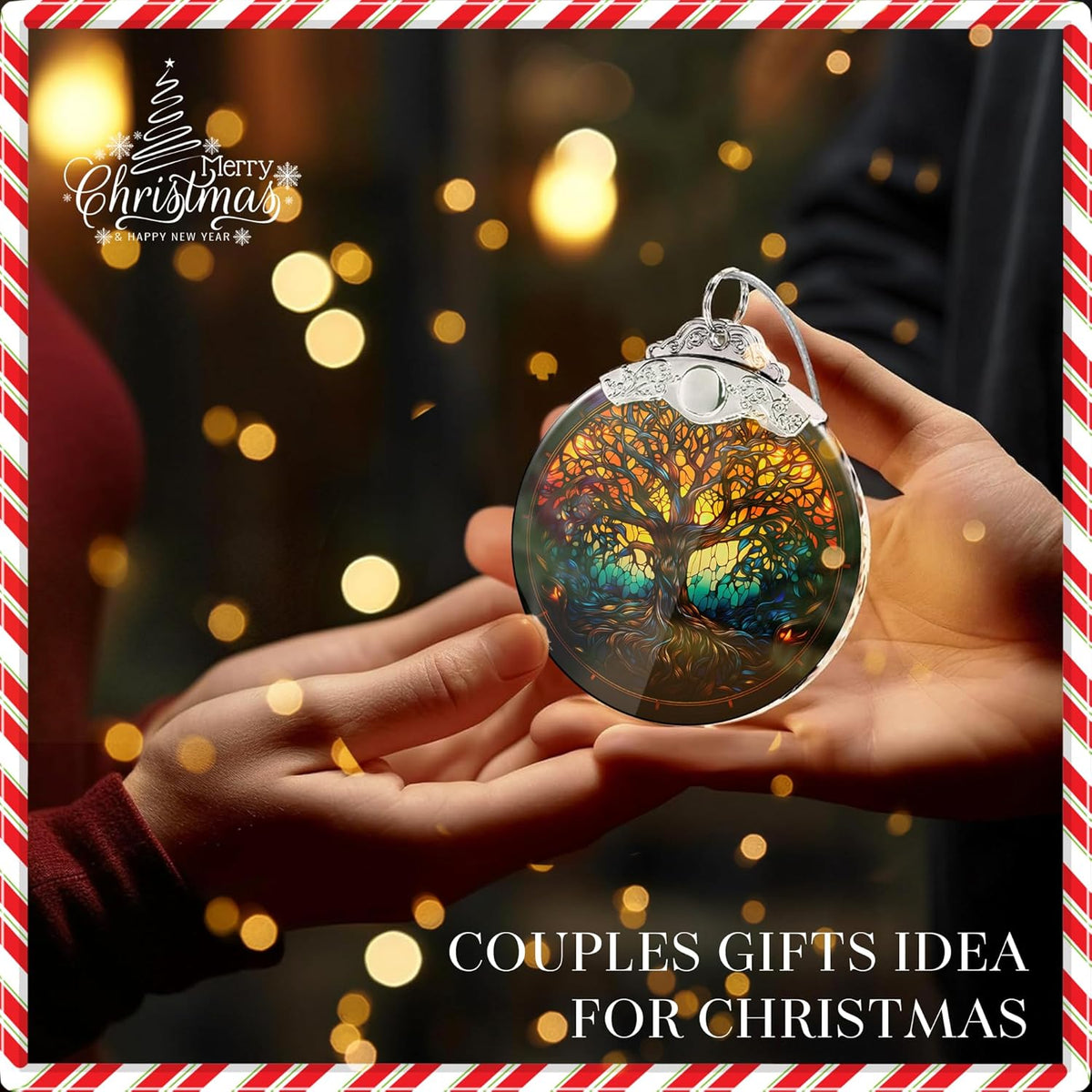 Tree of Life Christmas Ornaments, Christmas Tree Decorations, Holiday Decoration, White Elephant
