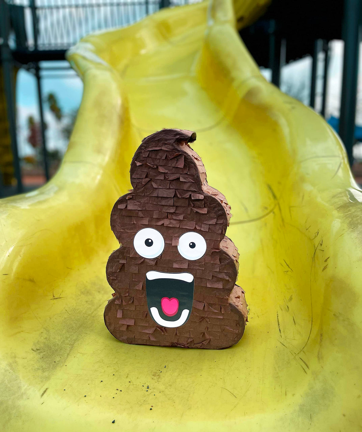 Jergrim Funny Poop Piñata 4-Piece Set perfect for Birthday Parties, Decorations, Emoticon Parties