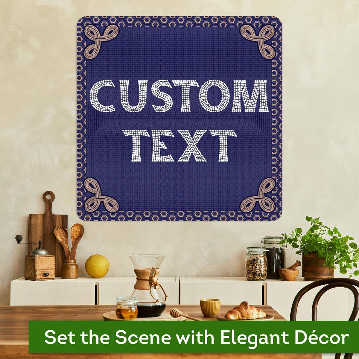 Custom Sign, Custom Street Sign, 11 Font Colors, 13 Font Styles, 4 Hole Options, 22 Sizes, 24x24