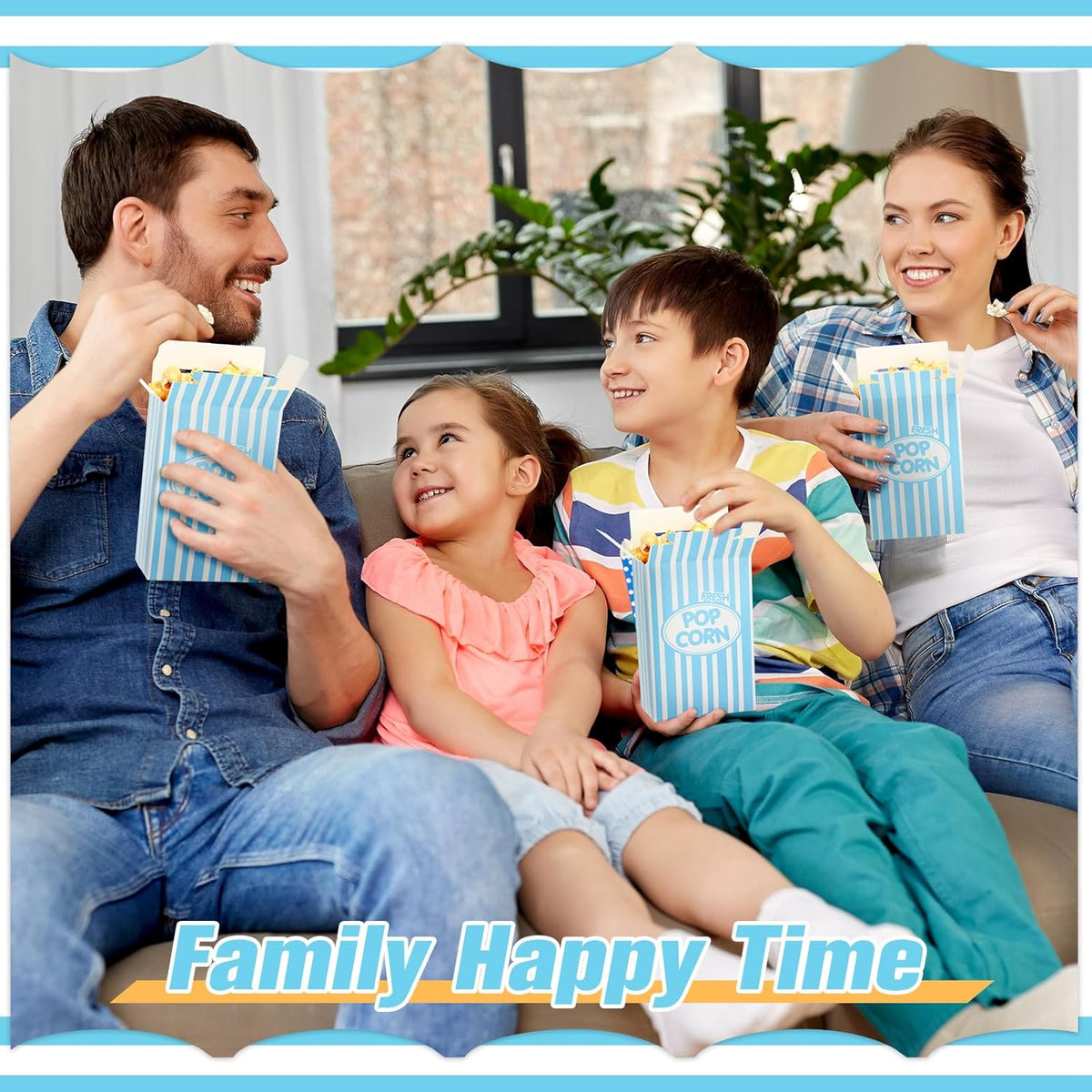 Xinnun 200 Pcs Paper Popcorn Boxes 1 oz Close Top Oil Proof Disposable Popcorn Container 6 x 4 x 2