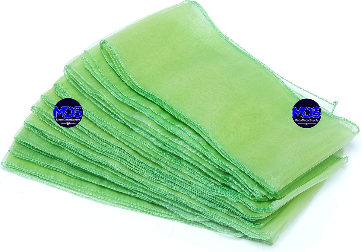 MDS Pack of 200 PCS Organza Chair Sashes Wider Dining Chair Bows Ribbon Tie Back for Wedding Party