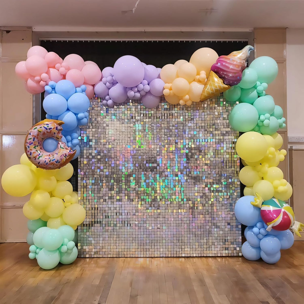 110pcs Pastel Balloons 12 Inch Latex Balloon Arch Kit Assorted Colors for Birthday Baby Shower
