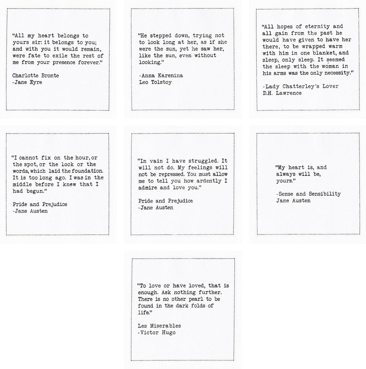 Five Star Napkins Love Quotes, White Cotton Cocktail Napkins, Beverage Napkins, Bar Napkins, Cloth