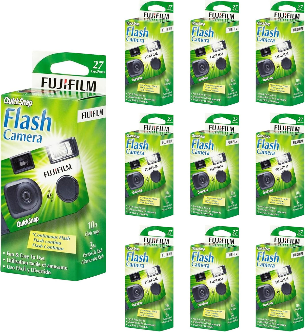 Fujifilm Fujifilm QuickSnap Flash 400 One Time Use 35mm Disposable Camera with Flash, 27 Exposures