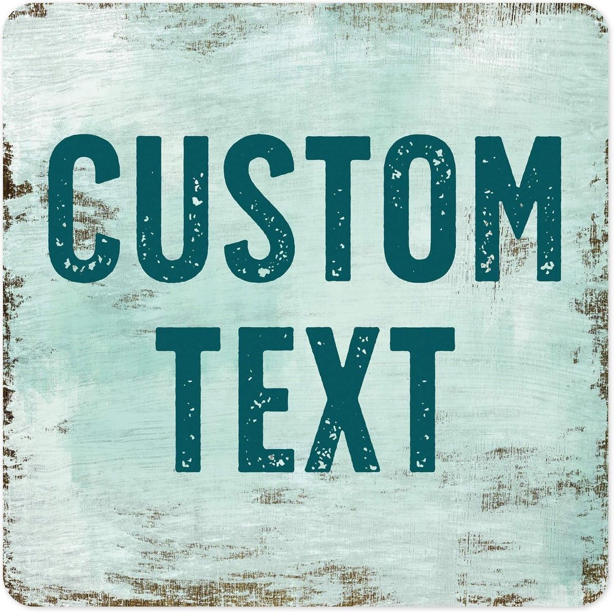Custom Sign, Custom Street Sign, 11 Font Colors, 13 Font Styles, 4 Hole Options, 22 Sizes, 24x24